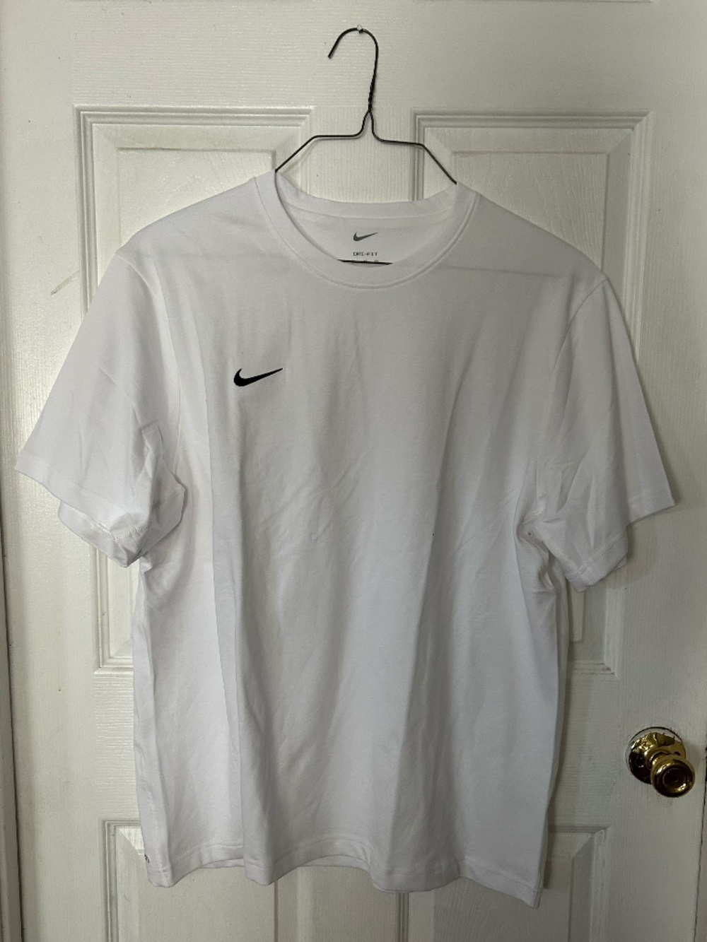 Nike Primary Dri-FIT Short Sleeve Activewear Tee White Mens Size XL HF6915